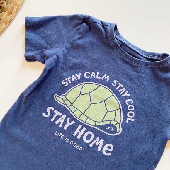 Life Is Good Stay Home Tee - Picture 2 of 5